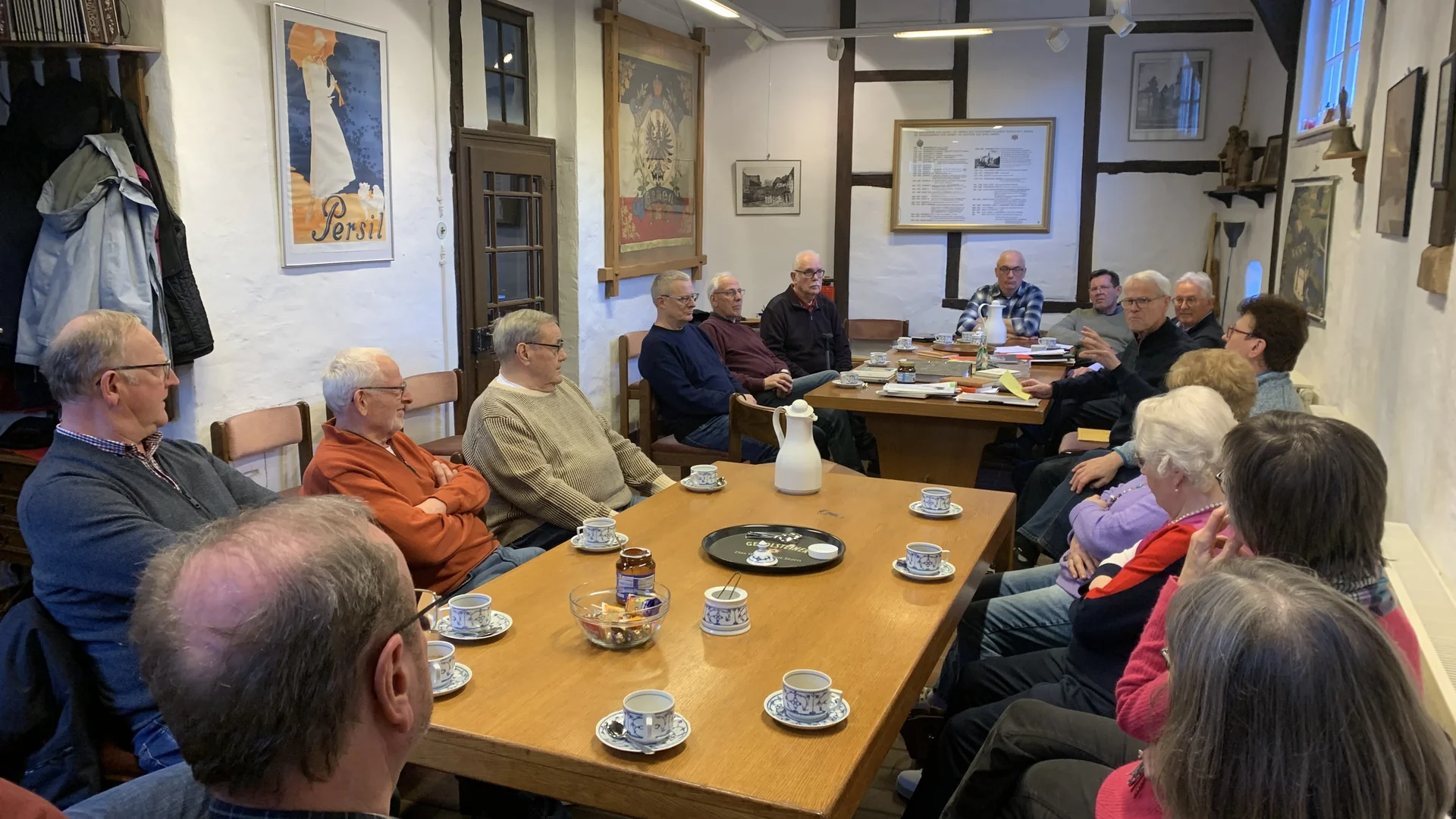 Gesprächsrunde im Heimathaus